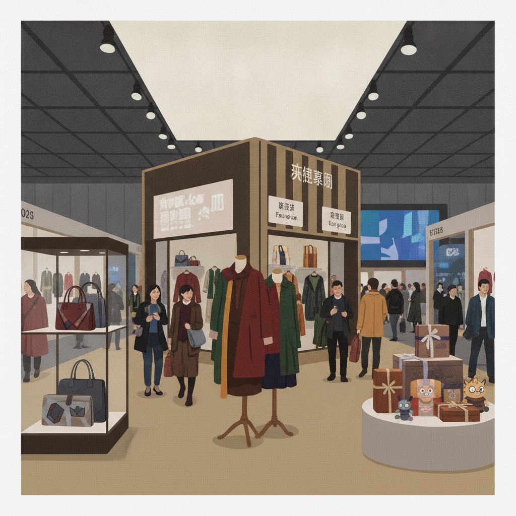 2023年秋冬服饰展览现场